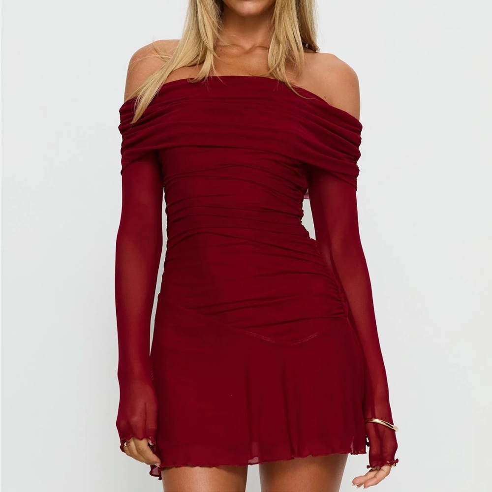 Princess Polly Off-Shoulder koki mini Dress